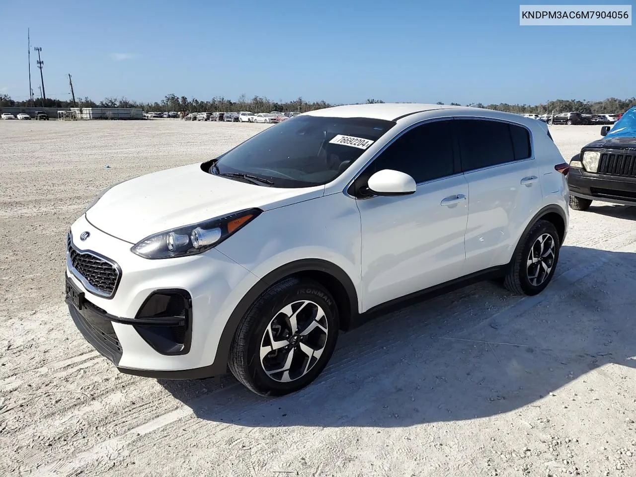 2021 Kia Sportage Lx VIN: KNDPM3AC6M7904056 Lot: 76692204