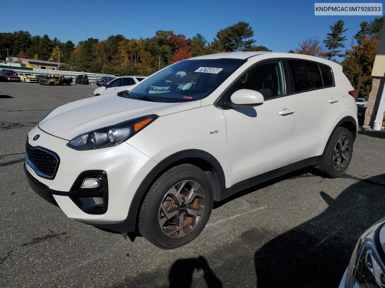 2021 Kia Sportage Lx VIN: KNDPMCAC5M7928333 Lot: 76744504