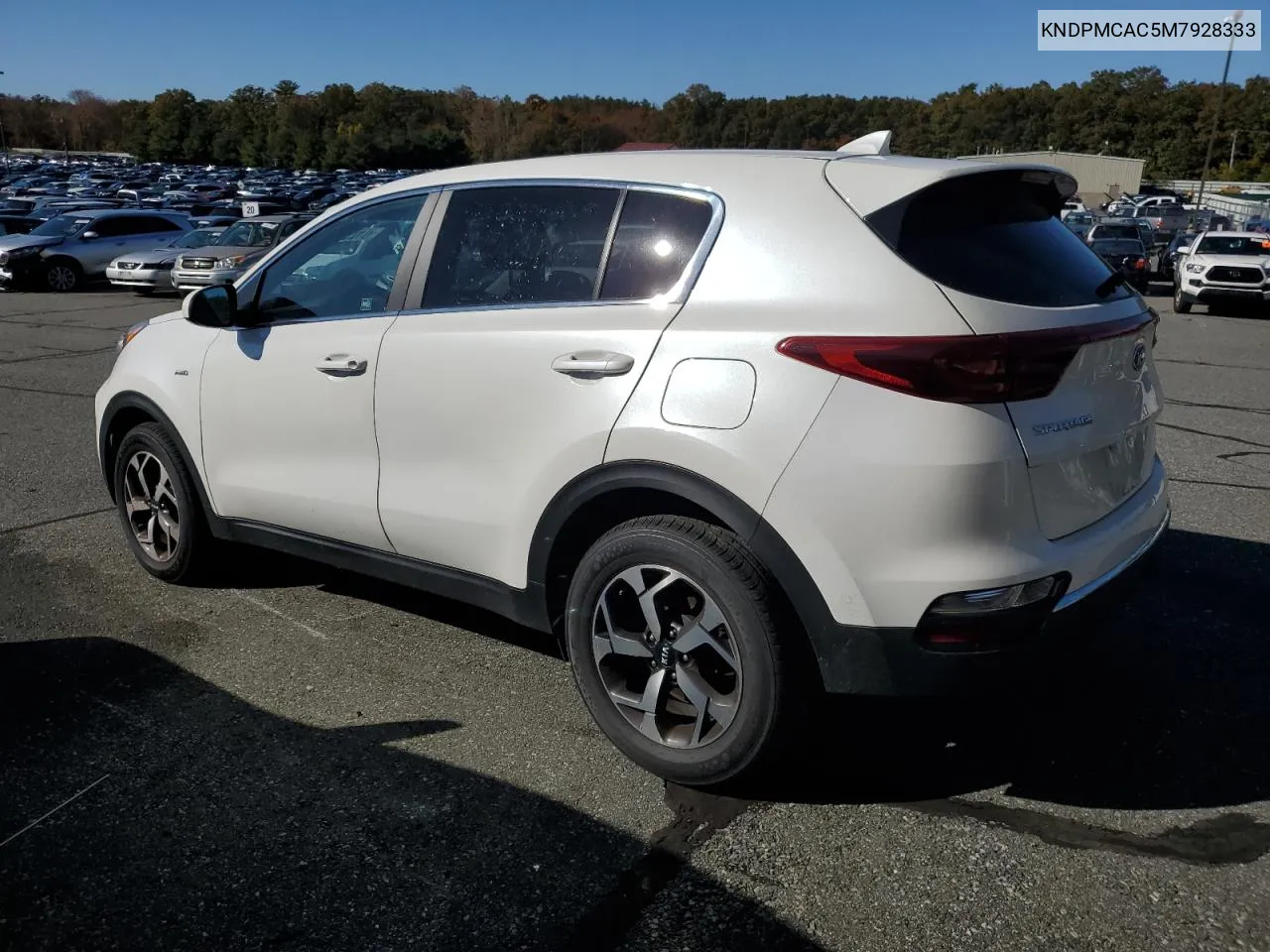 2021 Kia Sportage Lx VIN: KNDPMCAC5M7928333 Lot: 76744504