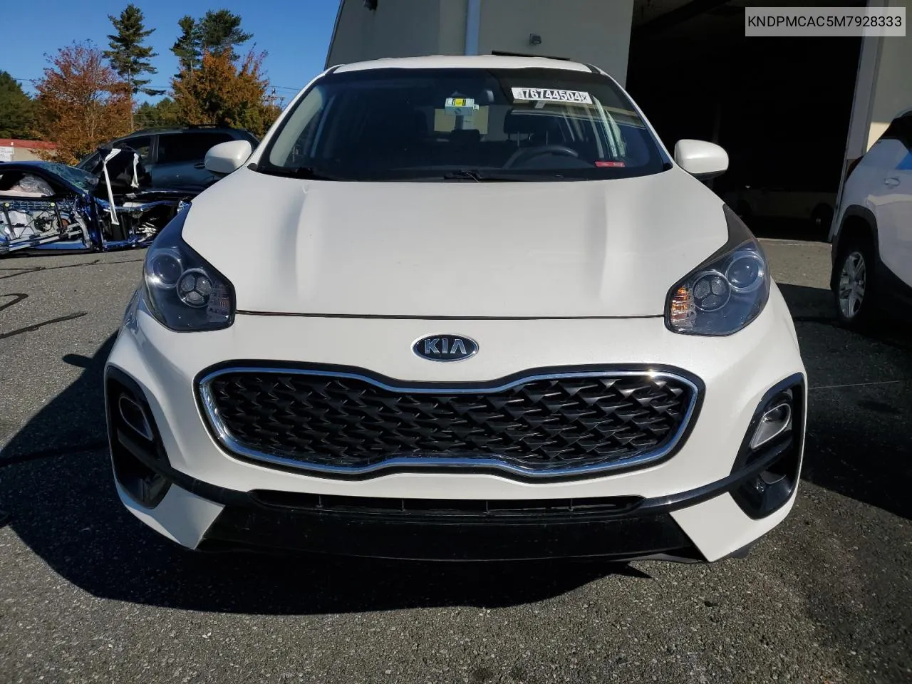 2021 Kia Sportage Lx VIN: KNDPMCAC5M7928333 Lot: 76744504