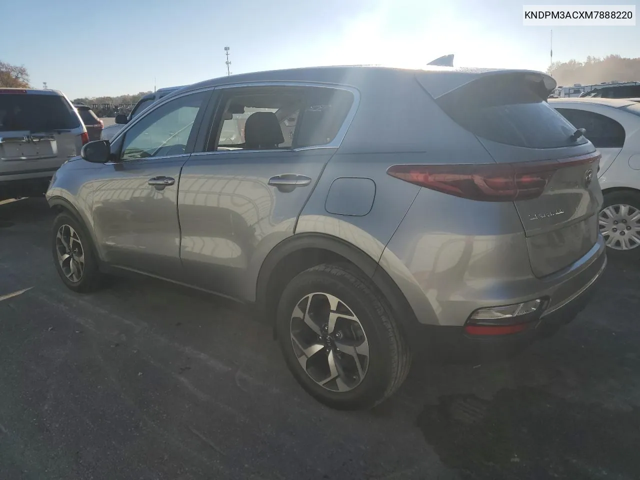 2021 Kia Sportage Lx VIN: KNDPM3ACXM7888220 Lot: 76927454