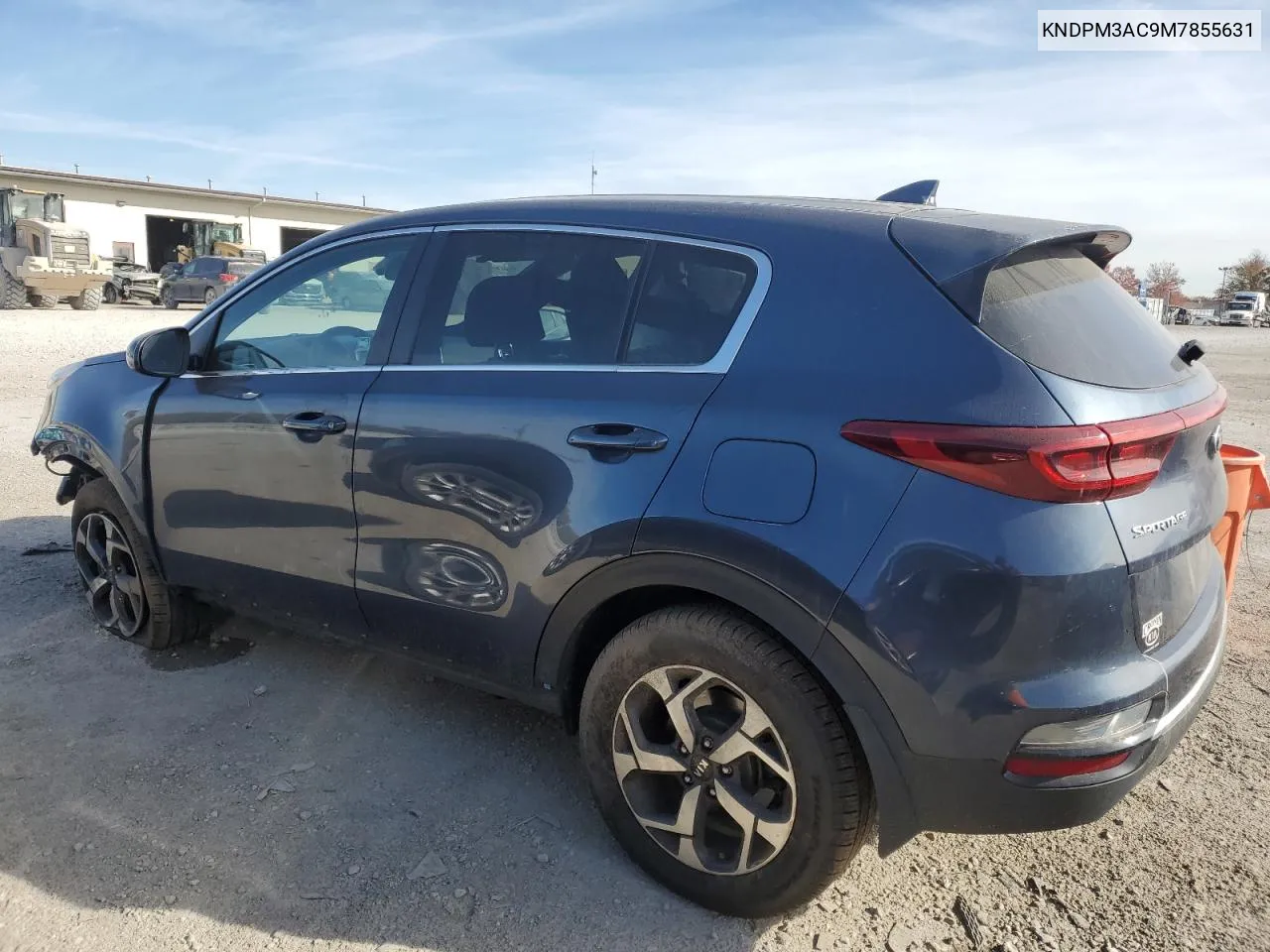 2021 Kia Sportage Lx VIN: KNDPM3AC9M7855631 Lot: 77363214