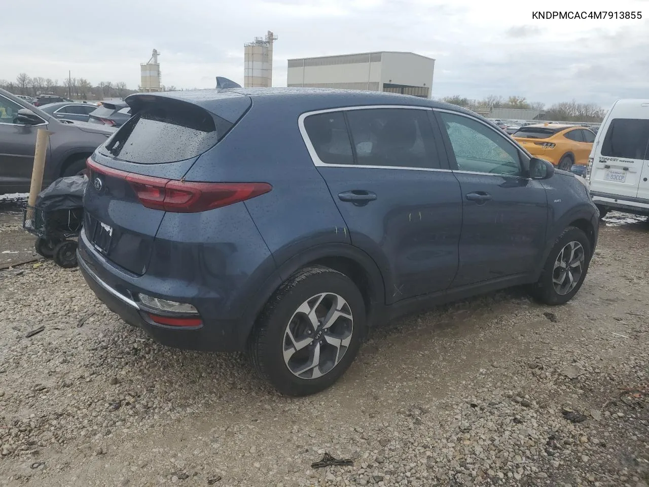 2021 Kia Sportage Lx VIN: KNDPMCAC4M7913855 Lot: 77445564