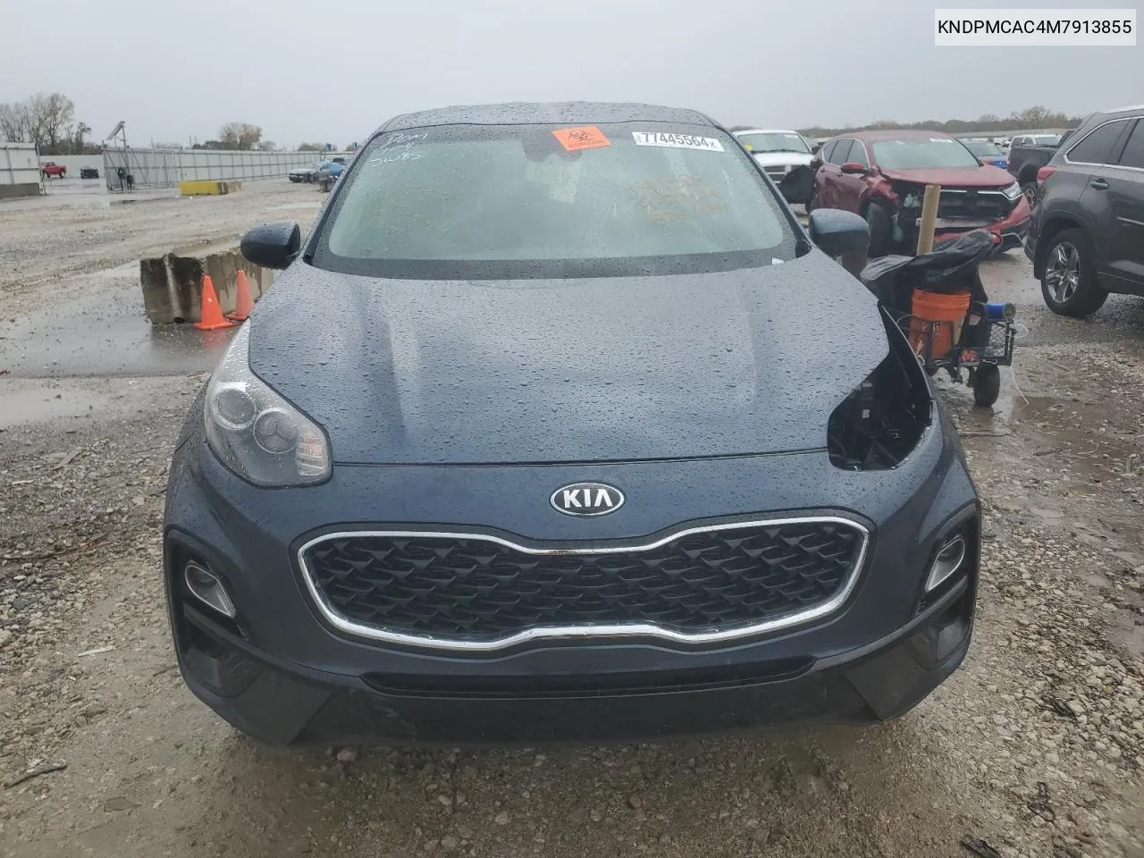 2021 Kia Sportage Lx VIN: KNDPMCAC4M7913855 Lot: 77445564