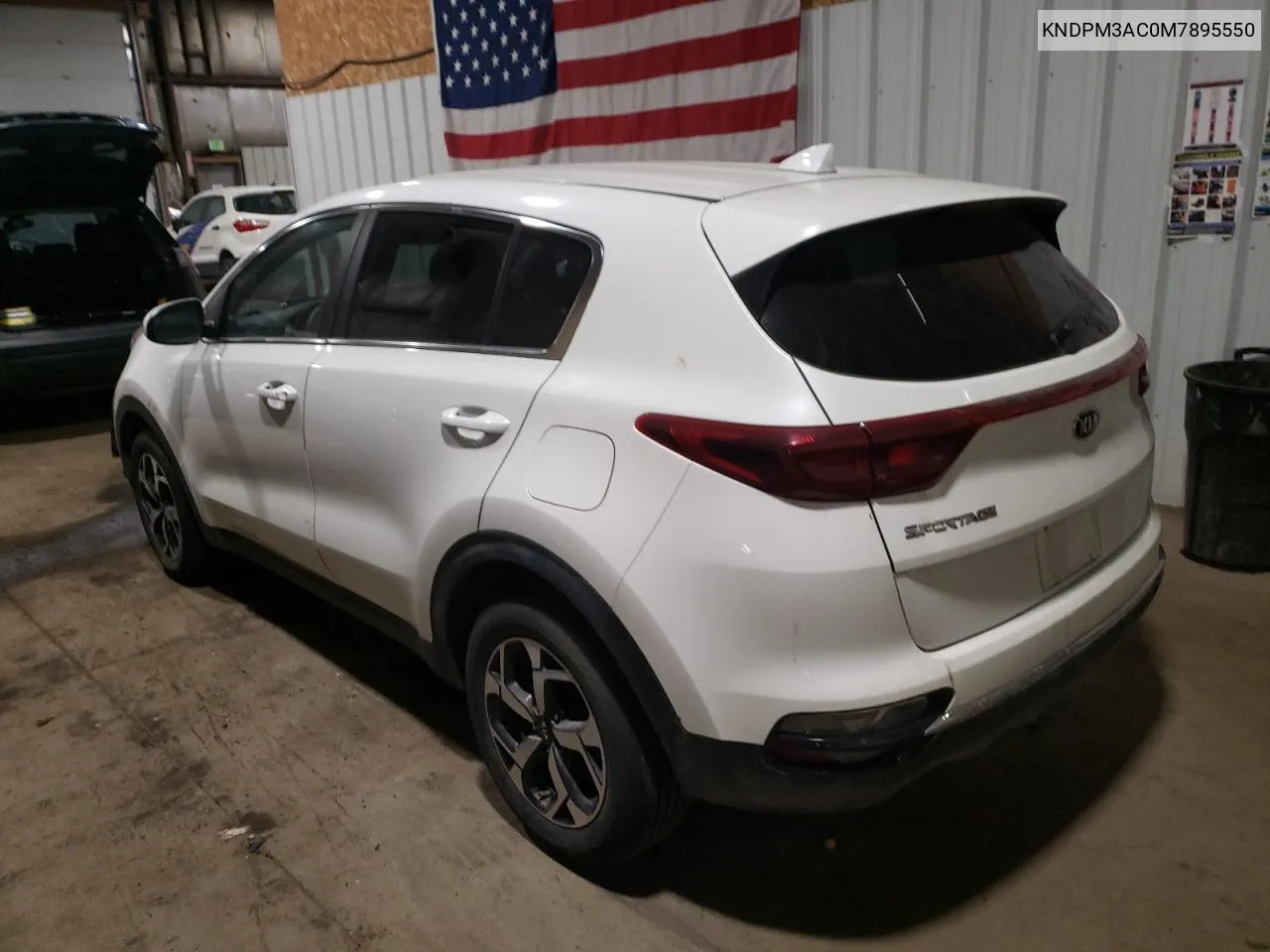 2021 Kia Sportage Lx VIN: KNDPM3AC0M7895550 Lot: 77468484