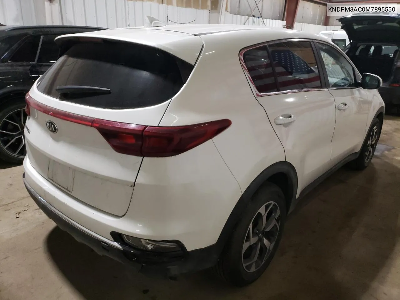 2021 Kia Sportage Lx VIN: KNDPM3AC0M7895550 Lot: 77468484