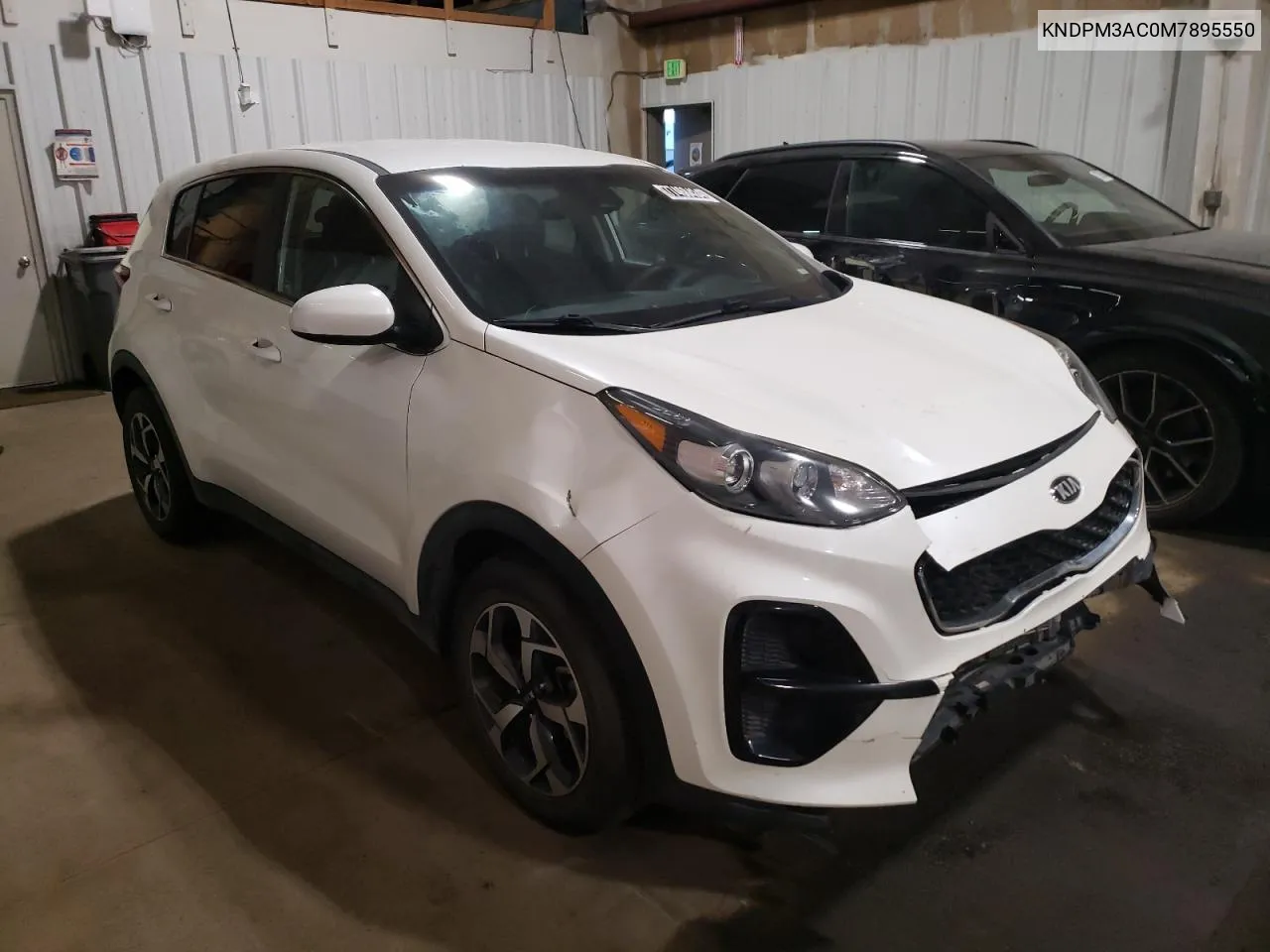 2021 Kia Sportage Lx VIN: KNDPM3AC0M7895550 Lot: 77468484