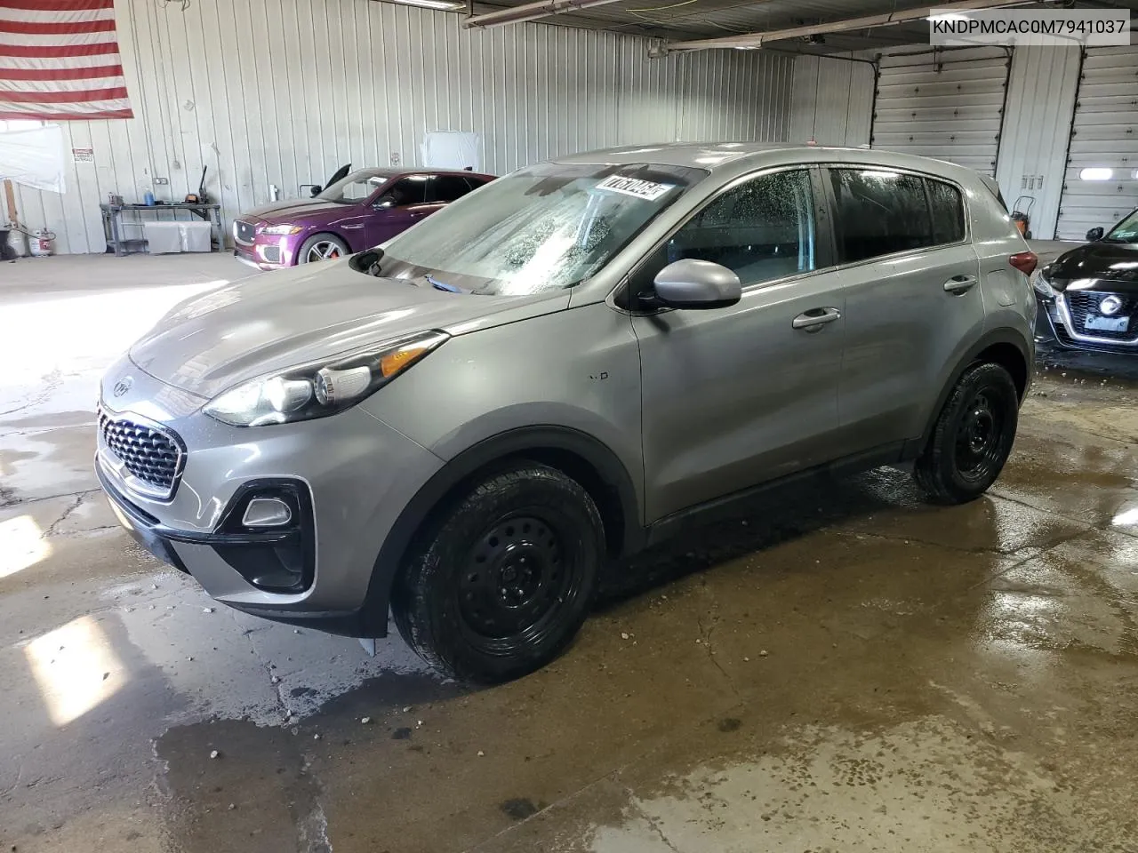 2021 Kia Sportage Lx VIN: KNDPMCAC0M7941037 Lot: 77670464