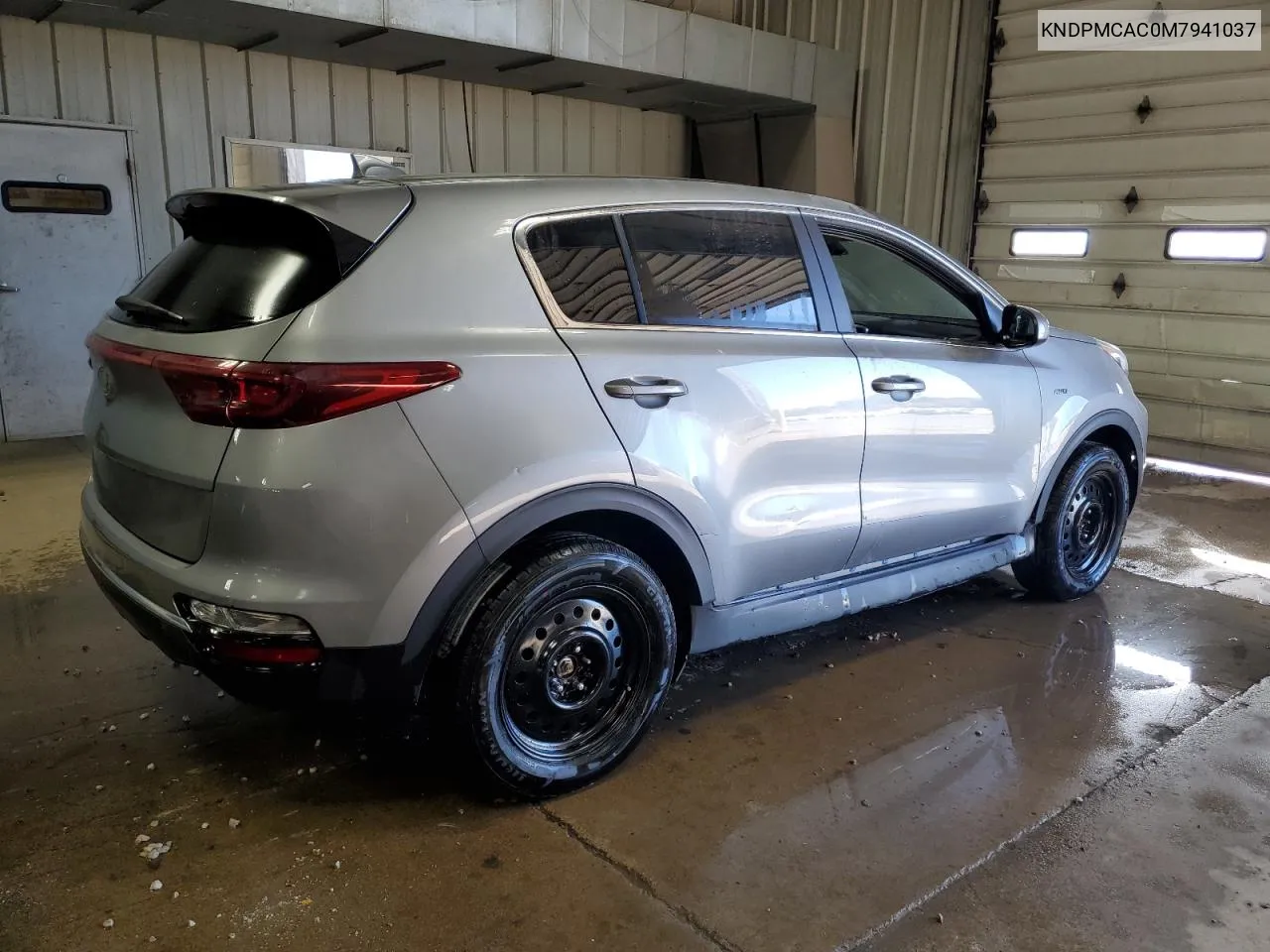 2021 Kia Sportage Lx VIN: KNDPMCAC0M7941037 Lot: 77670464