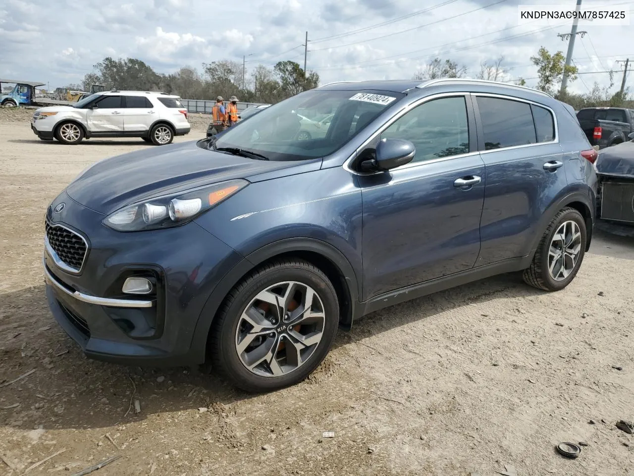 2021 Kia Sportage Ex VIN: KNDPN3AC9M7857425 Lot: 78140924