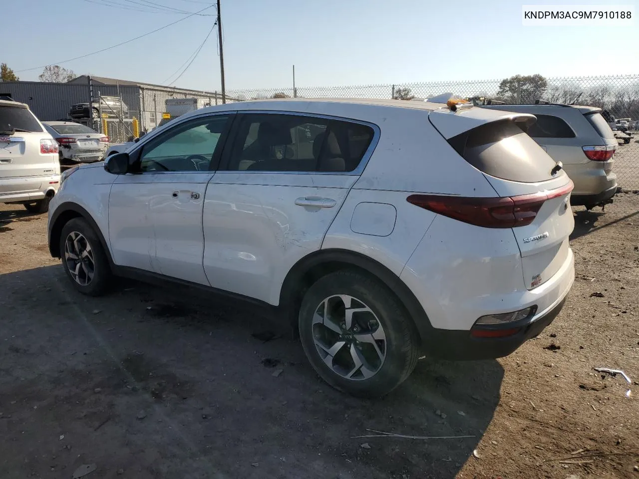 2021 Kia Sportage Lx VIN: KNDPM3AC9M7910188 Lot: 78380774