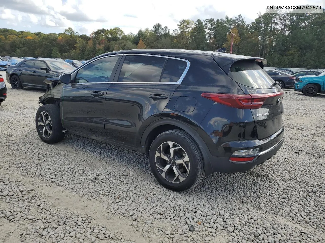 2021 Kia Sportage Lx VIN: KNDPM3AC8M7942579 Lot: 78722234