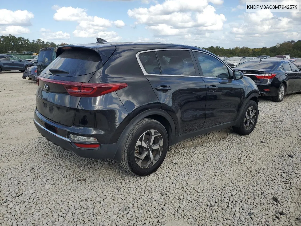 2021 Kia Sportage Lx VIN: KNDPM3AC8M7942579 Lot: 78722234