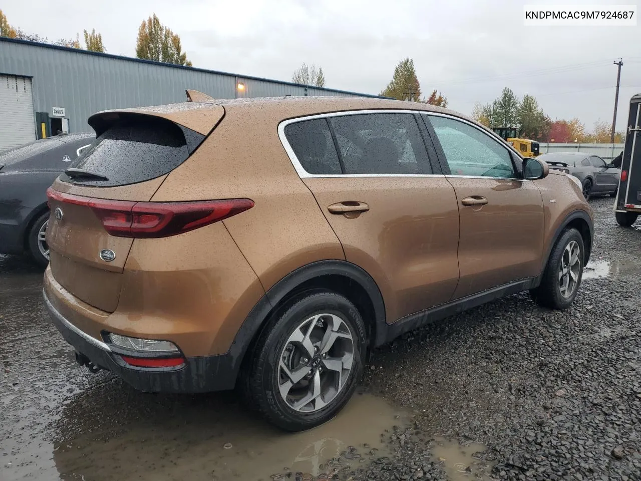 2021 Kia Sportage Lx VIN: KNDPMCAC9M7924687 Lot: 78774064