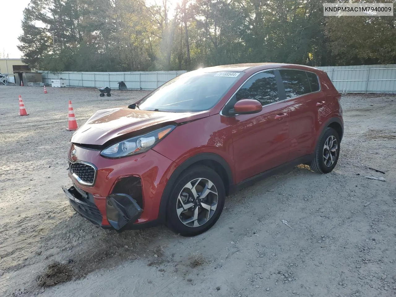 2021 Kia Sportage Lx VIN: KNDPM3AC1M7940009 Lot: 79188544