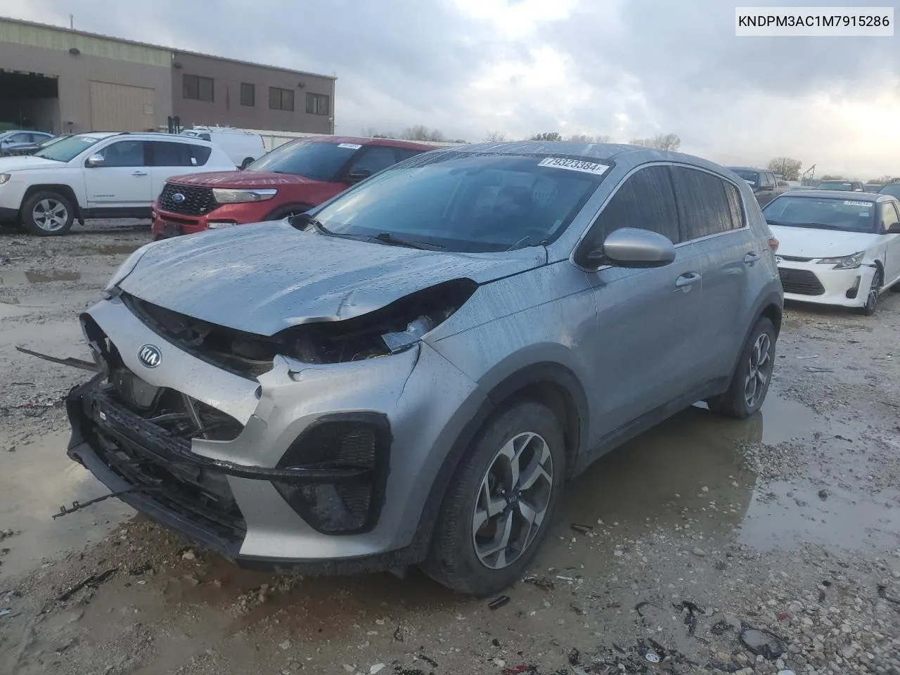 2021 Kia Sportage Lx VIN: KNDPM3AC1M7915286 Lot: 79323384