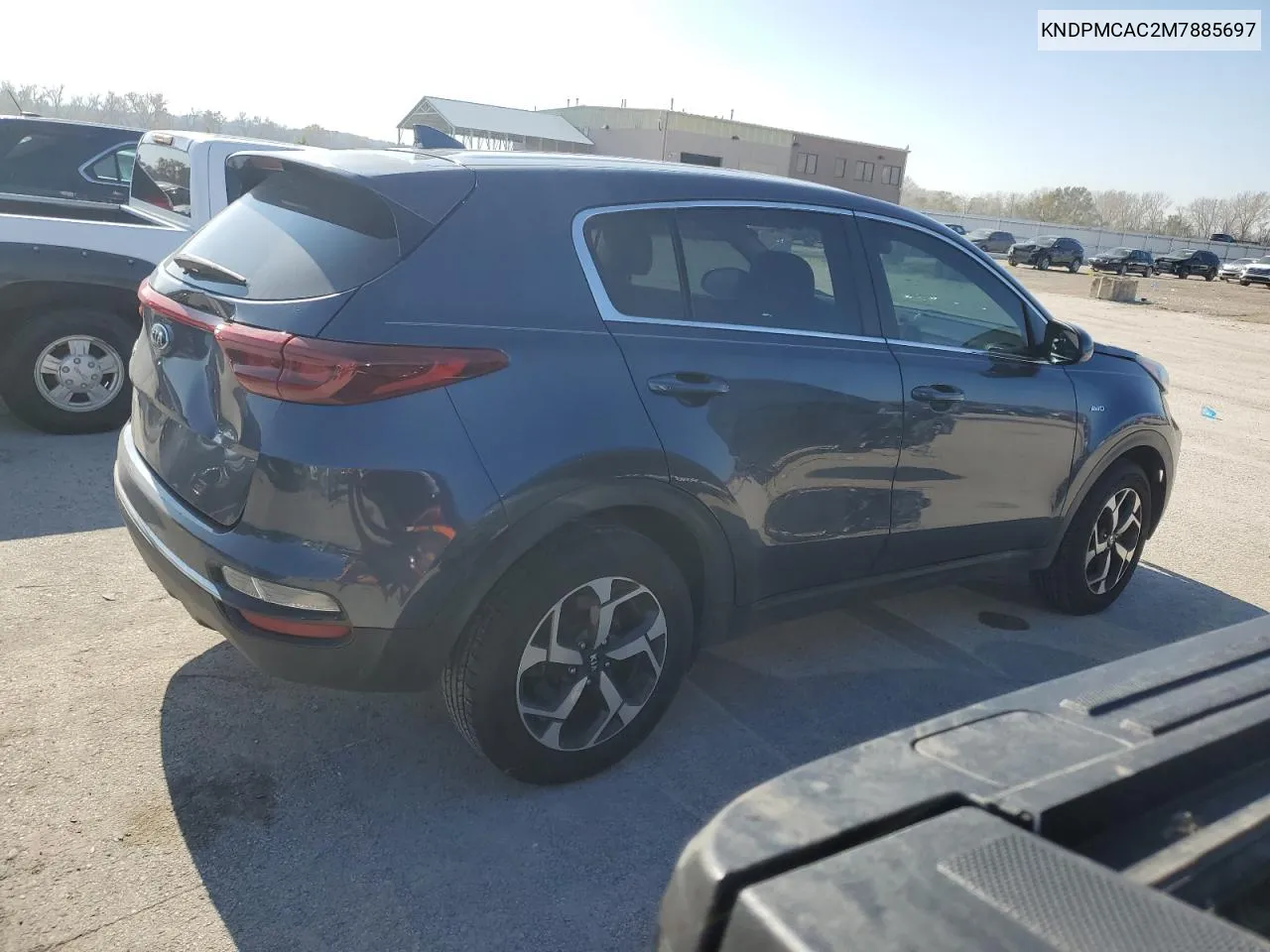 2021 Kia Sportage Lx VIN: KNDPMCAC2M7885697 Lot: 79719474