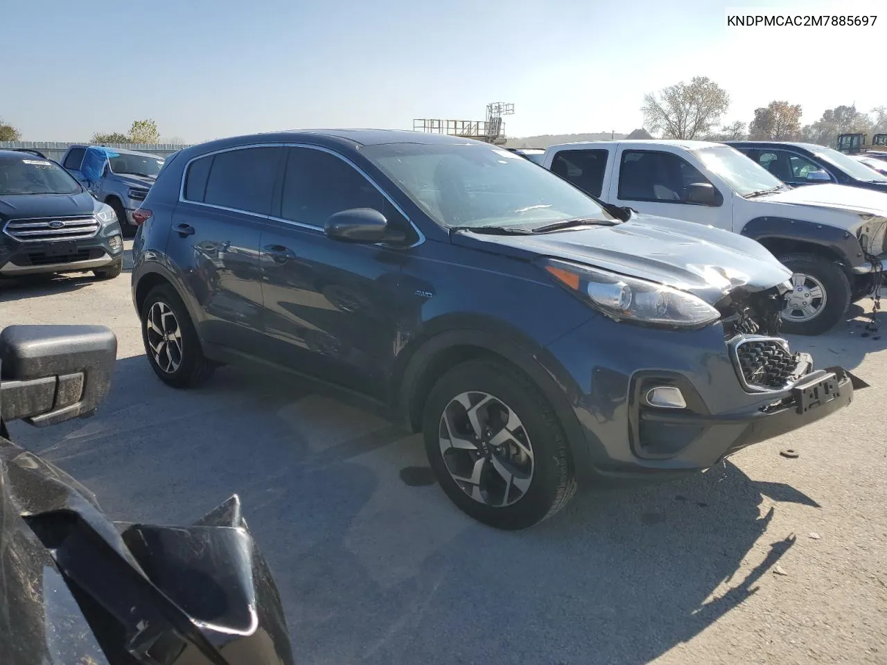 2021 Kia Sportage Lx VIN: KNDPMCAC2M7885697 Lot: 79719474