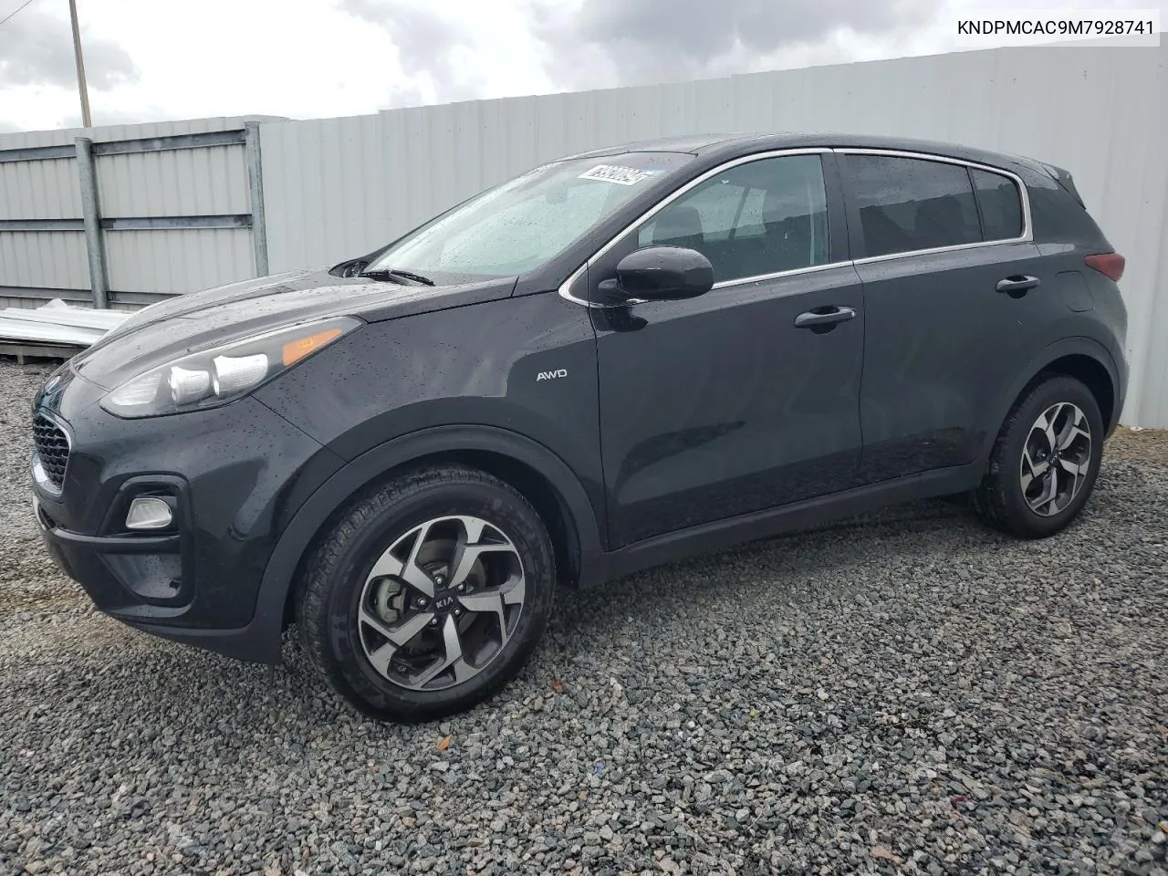 2021 Kia Sportage Lx VIN: KNDPMCAC9M7928741 Lot: 79920094