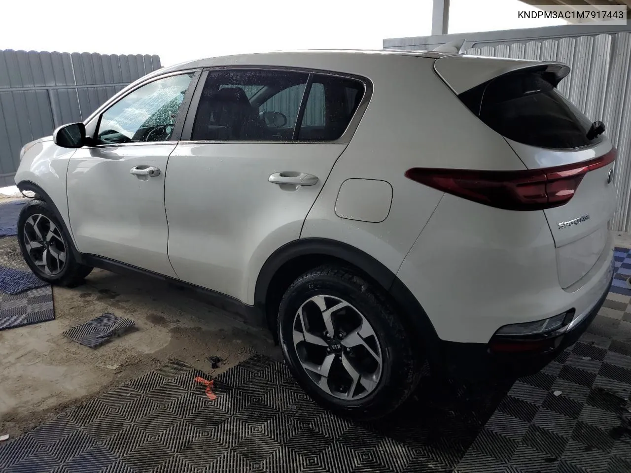 2021 Kia Sportage Lx VIN: KNDPM3AC1M7917443 Lot: 79920104