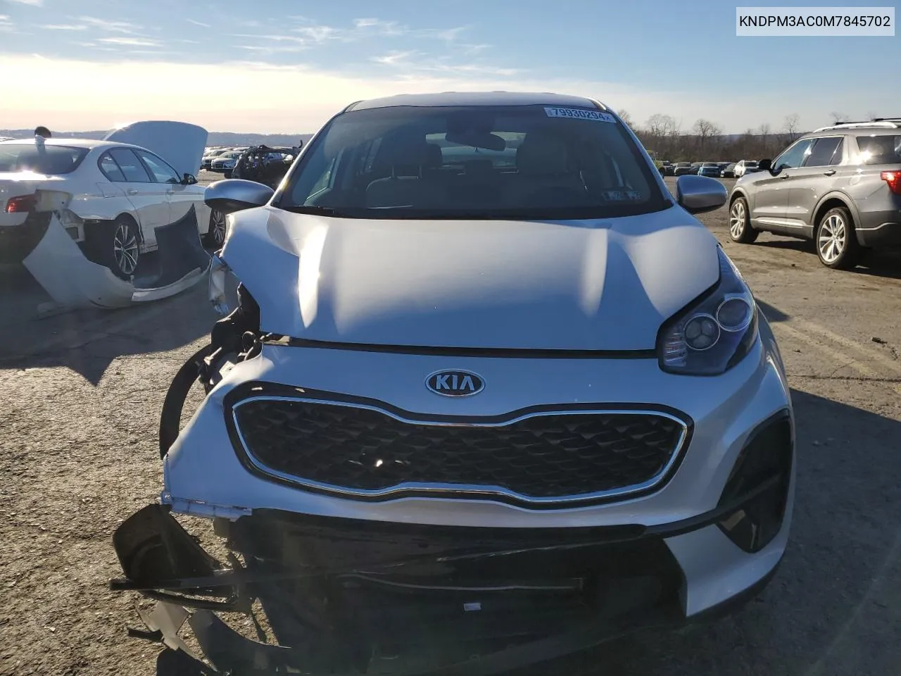 2021 Kia Sportage Lx VIN: KNDPM3AC0M7845702 Lot: 79930294