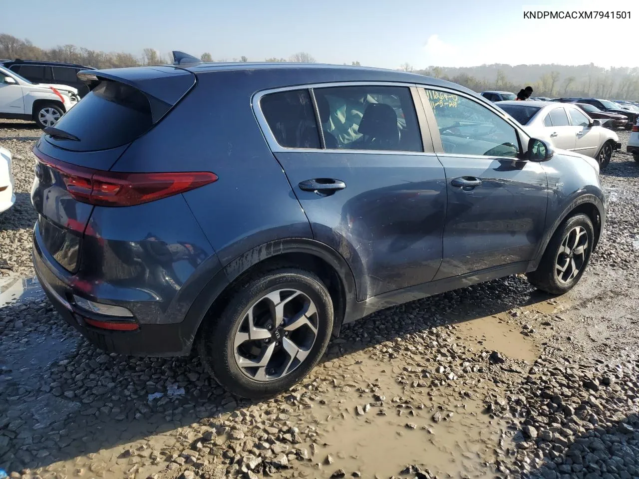 2021 Kia Sportage Lx VIN: KNDPMCACXM7941501 Lot: 80044084