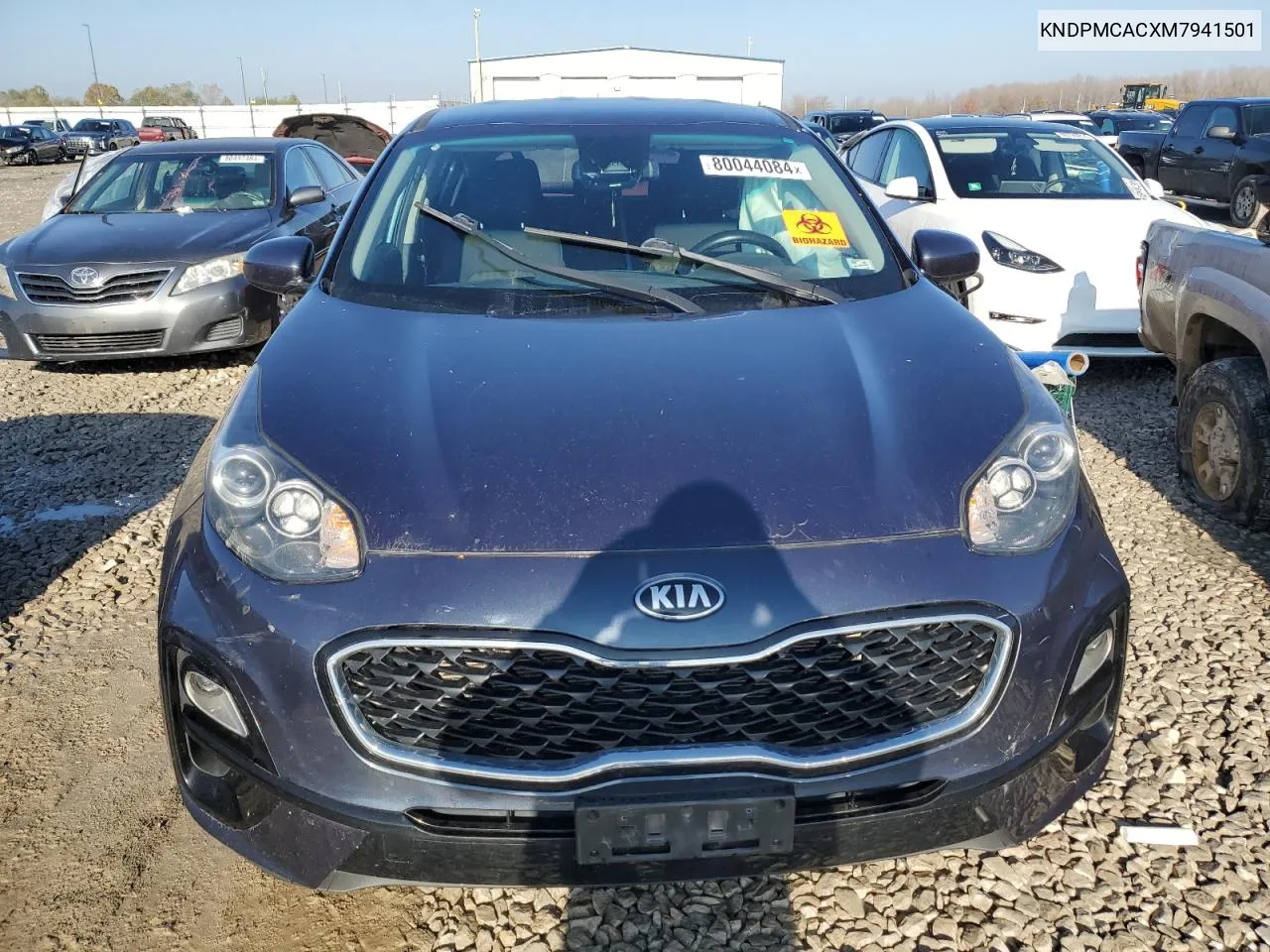 2021 Kia Sportage Lx VIN: KNDPMCACXM7941501 Lot: 80044084