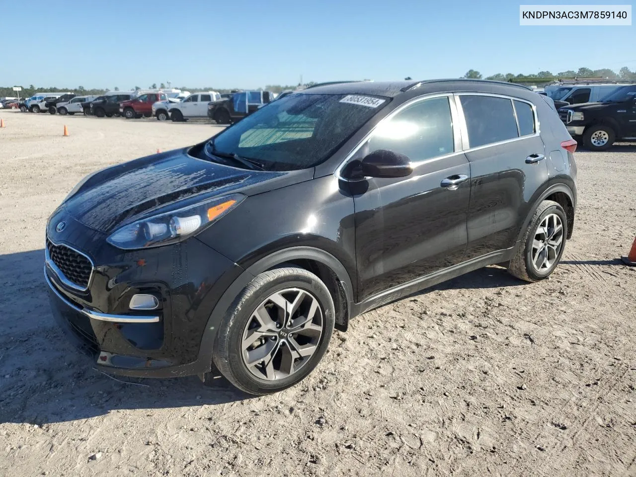 2021 Kia Sportage Ex VIN: KNDPN3AC3M7859140 Lot: 80531954