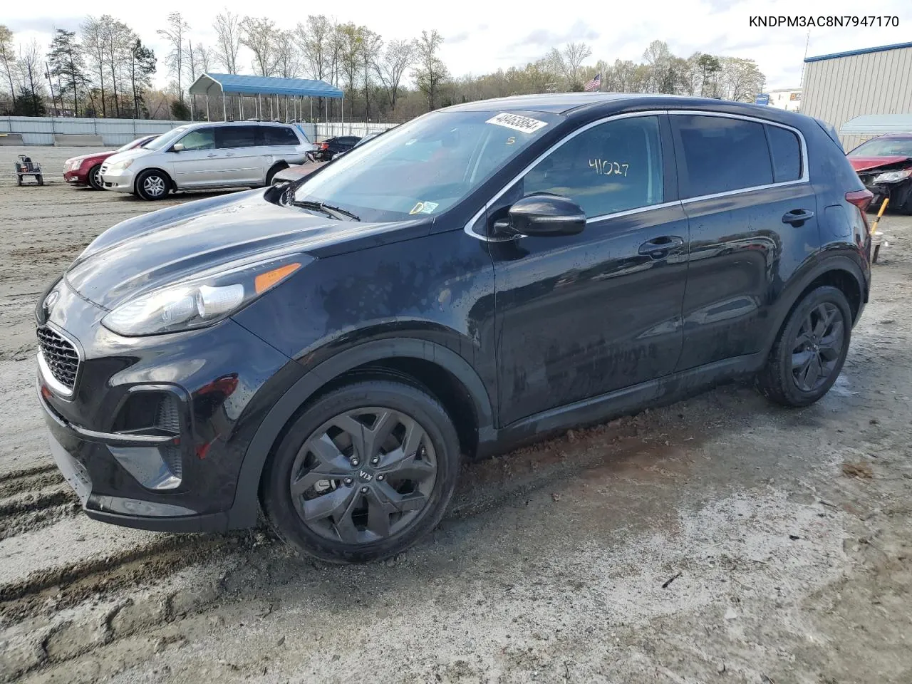 2022 Kia Sportage Lx VIN: KNDPM3AC8N7947170 Lot: 48463864