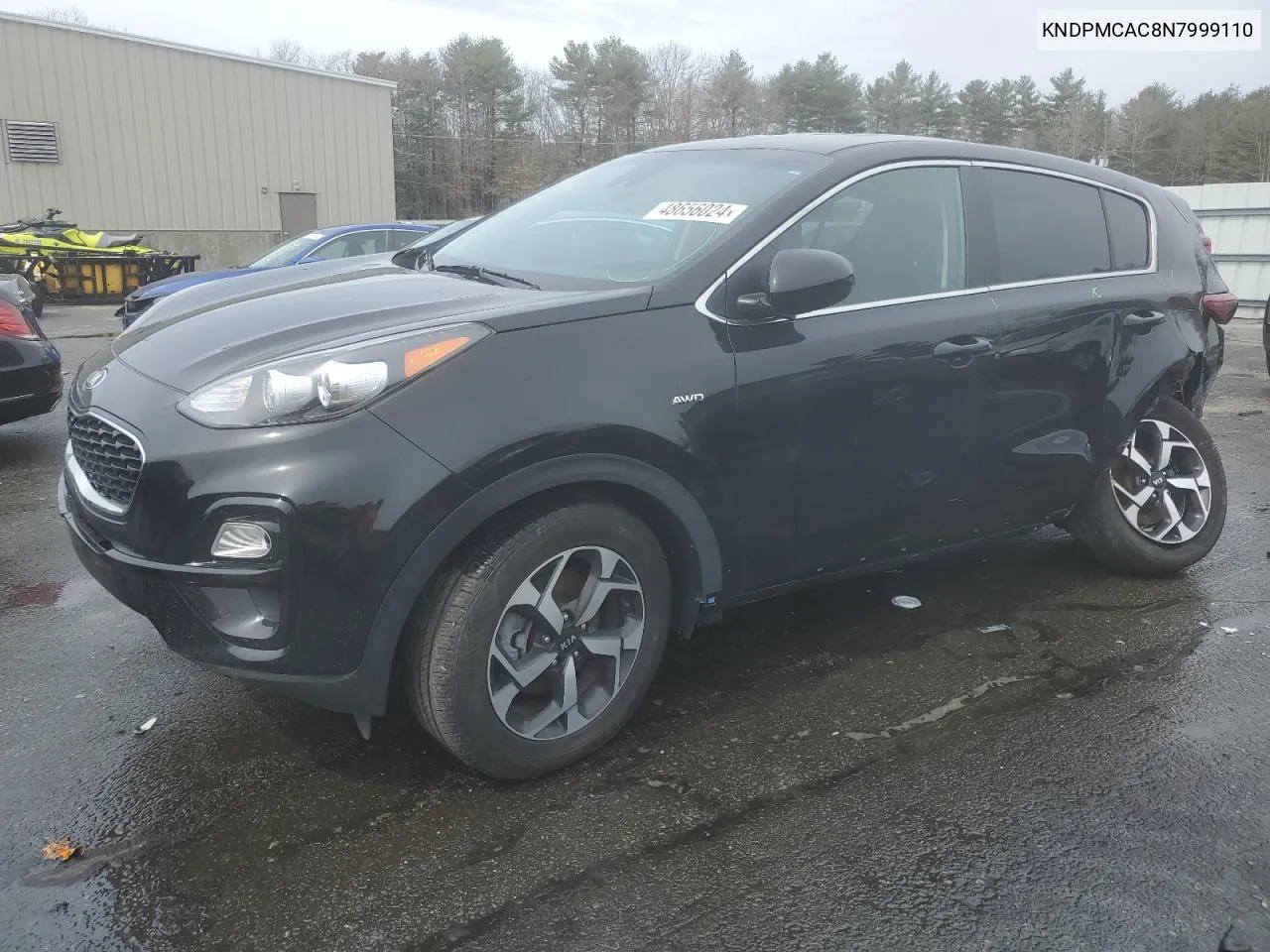 2022 Kia Sportage Lx VIN: KNDPMCAC8N7999110 Lot: 48656024