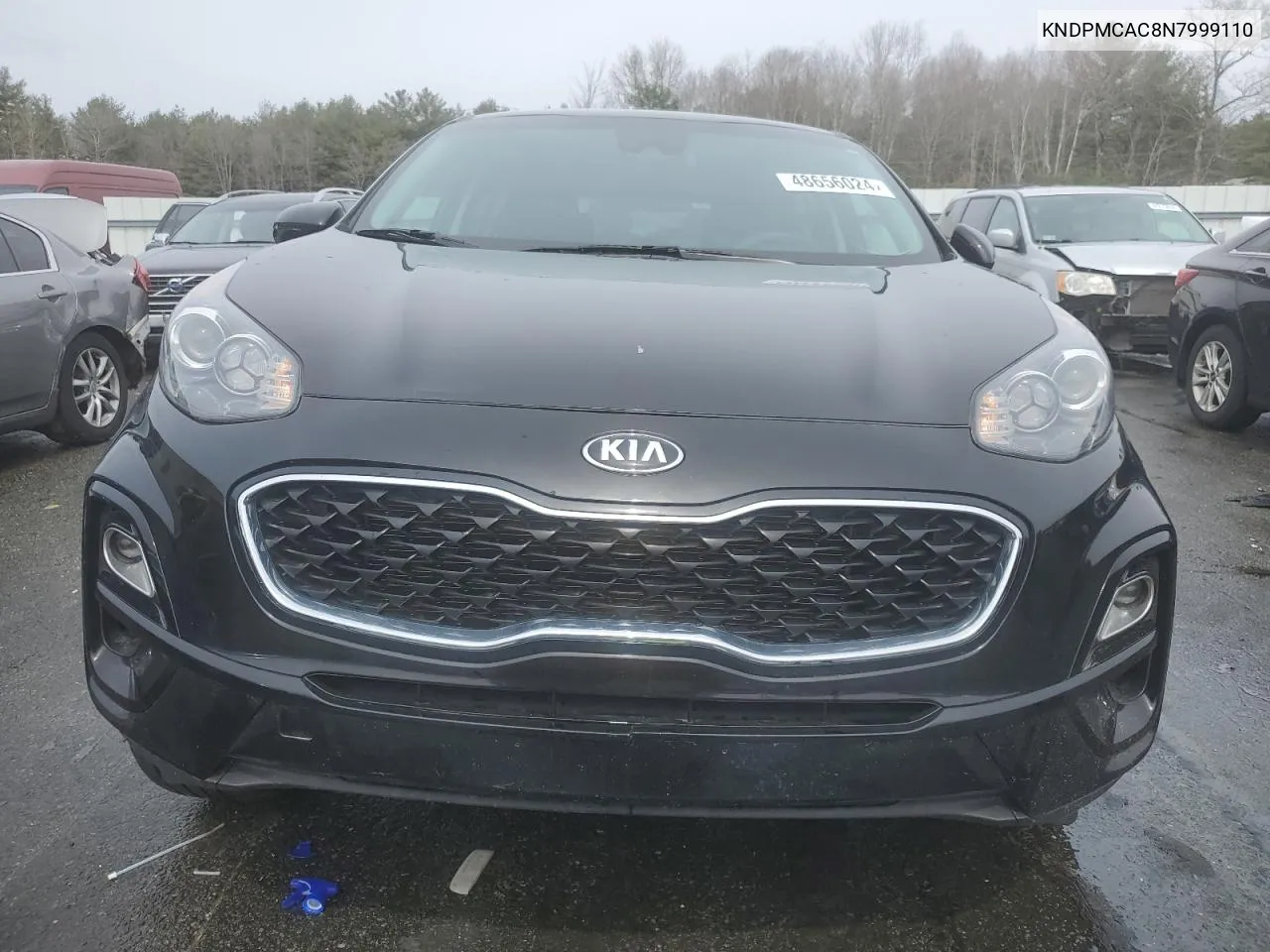 2022 Kia Sportage Lx VIN: KNDPMCAC8N7999110 Lot: 48656024