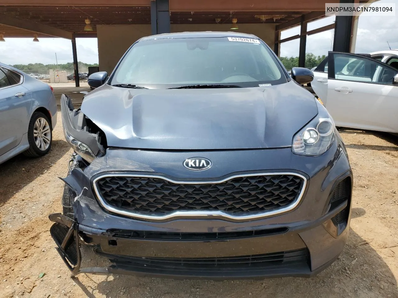 2022 Kia Sportage Lx VIN: KNDPM3AC1N7981094 Lot: 53702674