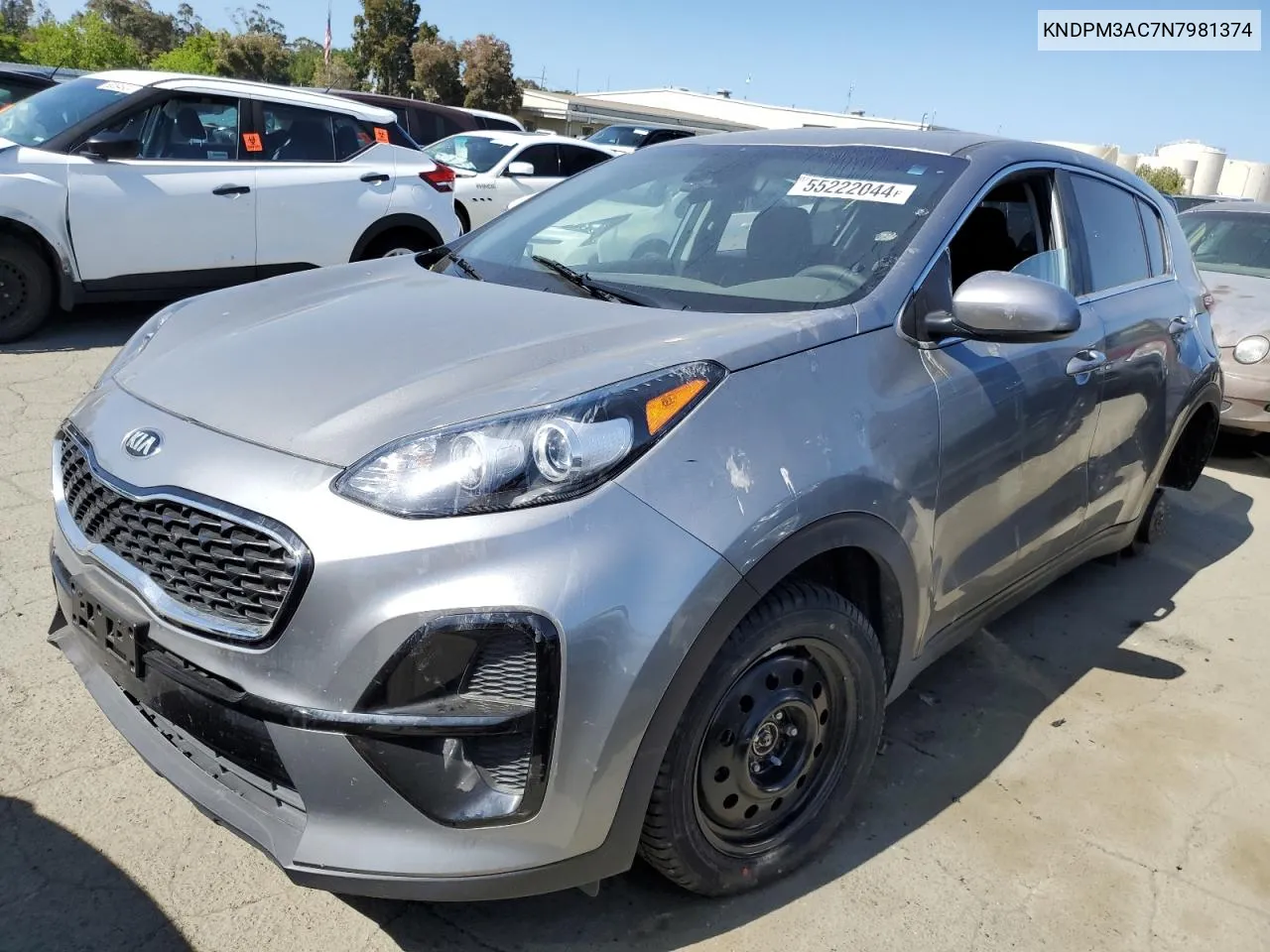 2022 Kia Sportage Lx VIN: KNDPM3AC7N7981374 Lot: 55222044