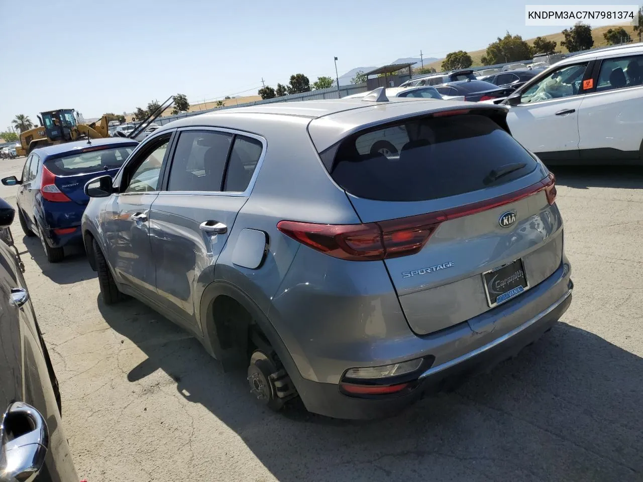 2022 Kia Sportage Lx VIN: KNDPM3AC7N7981374 Lot: 55222044