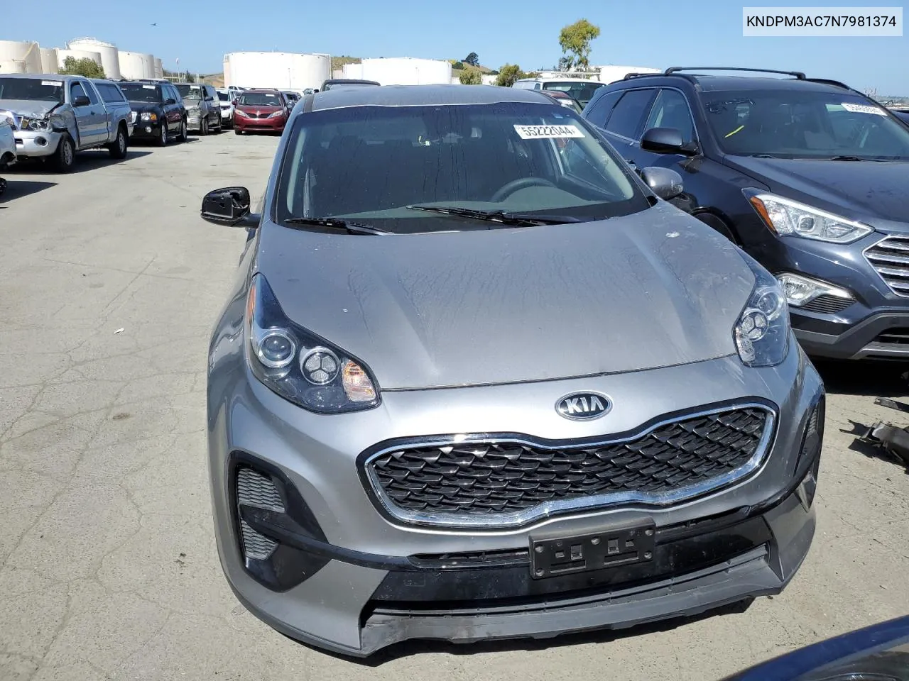 2022 Kia Sportage Lx VIN: KNDPM3AC7N7981374 Lot: 55222044