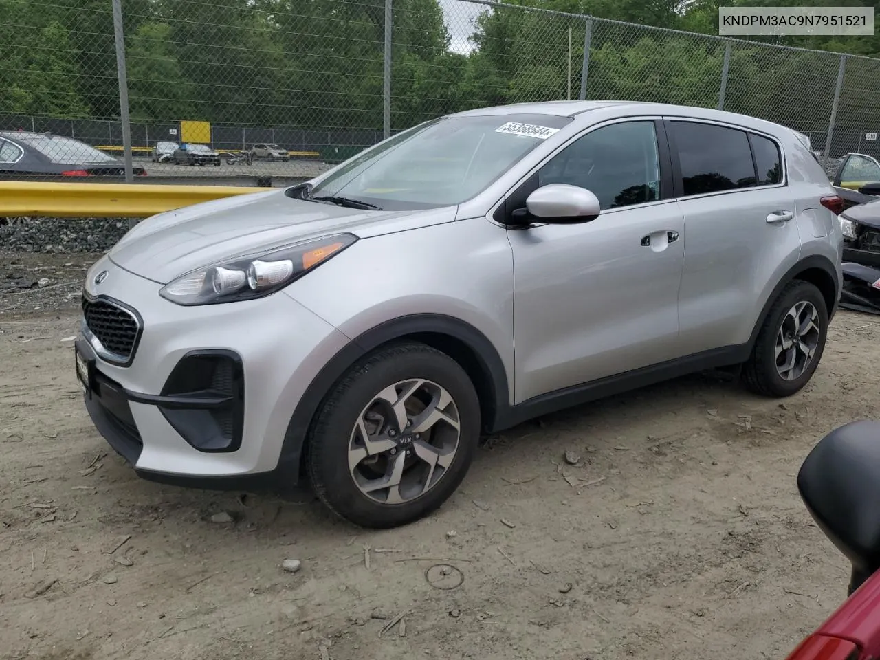 2022 Kia Sportage Lx VIN: KNDPM3AC9N7951521 Lot: 55358544