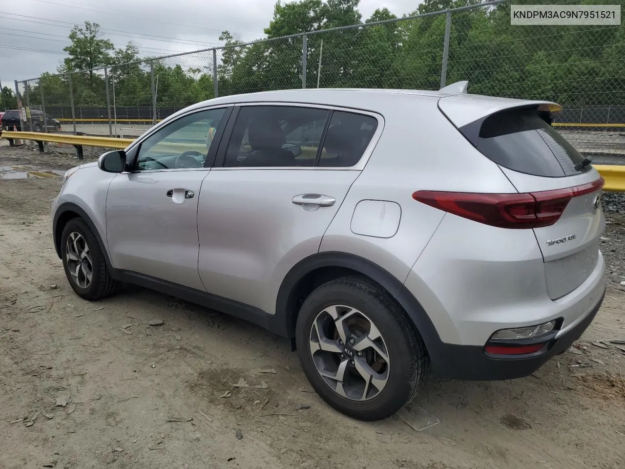 2022 Kia Sportage Lx VIN: KNDPM3AC9N7951521 Lot: 55358544