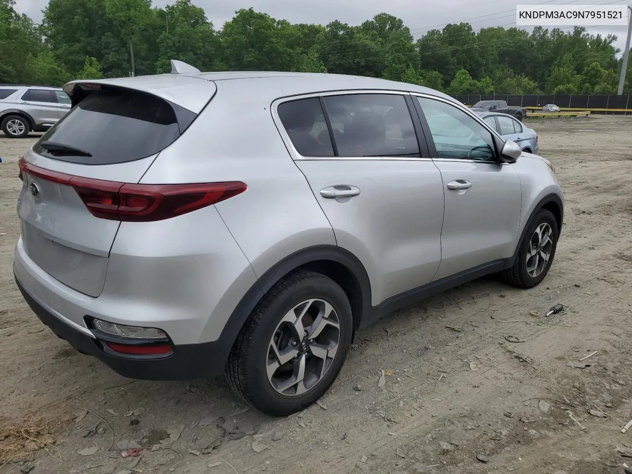 2022 Kia Sportage Lx VIN: KNDPM3AC9N7951521 Lot: 55358544