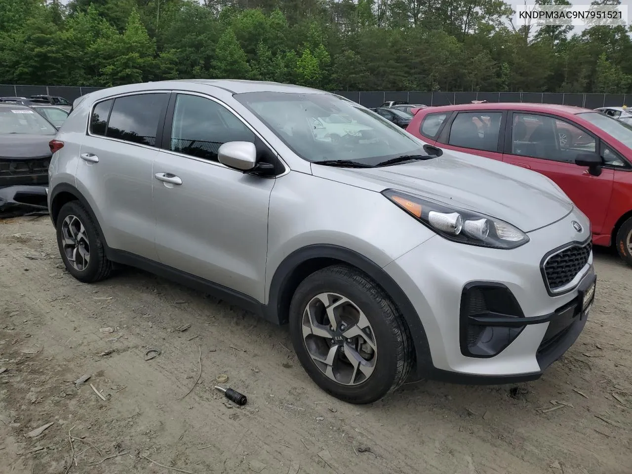 2022 Kia Sportage Lx VIN: KNDPM3AC9N7951521 Lot: 55358544