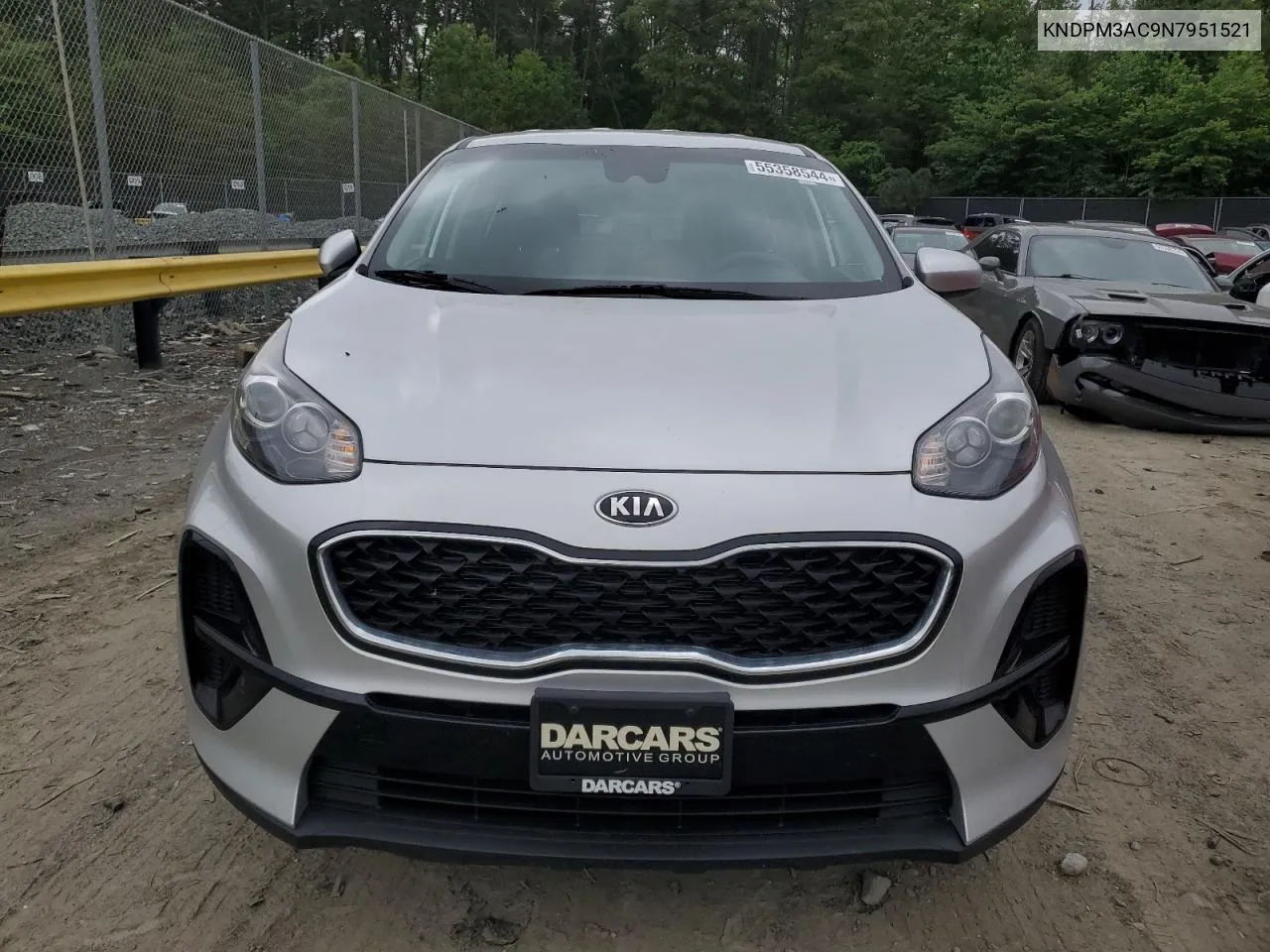 2022 Kia Sportage Lx VIN: KNDPM3AC9N7951521 Lot: 55358544