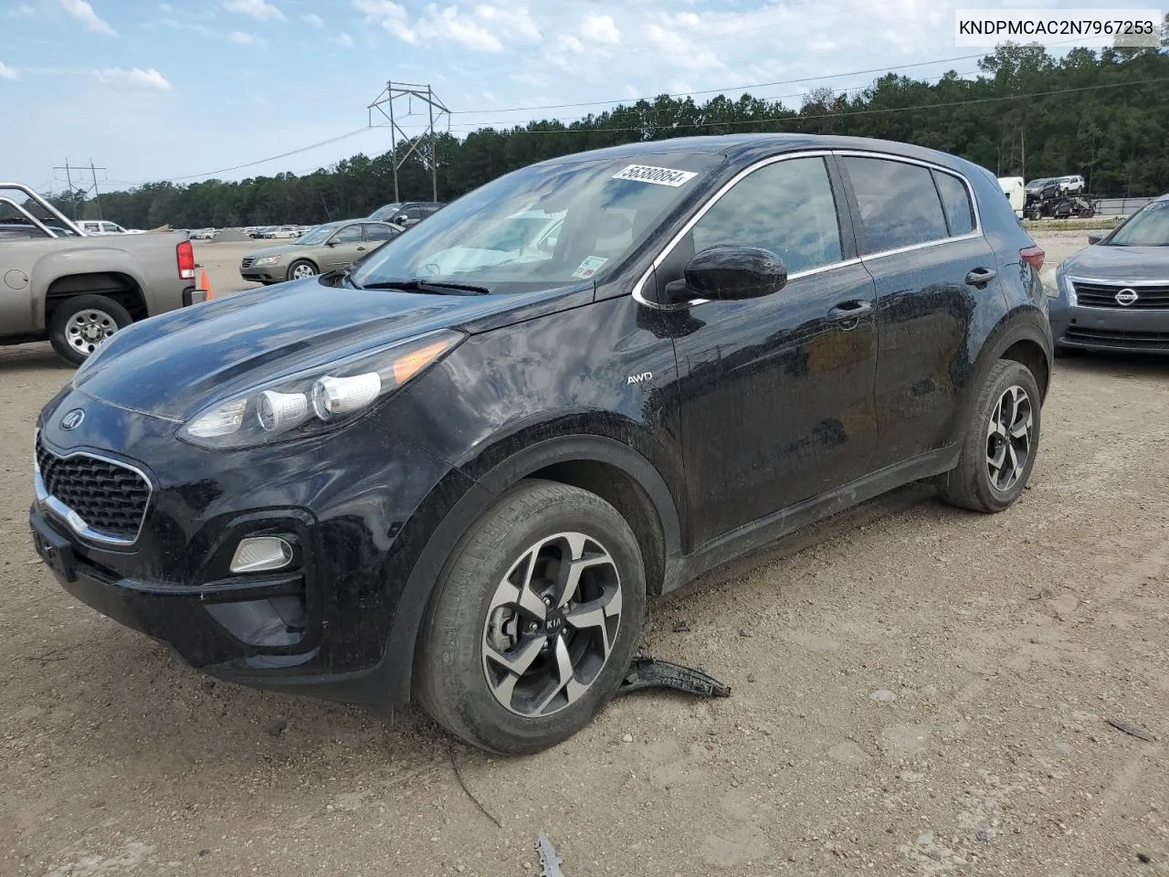 KNDPMCAC2N7967253 2022 Kia Sportage Lx