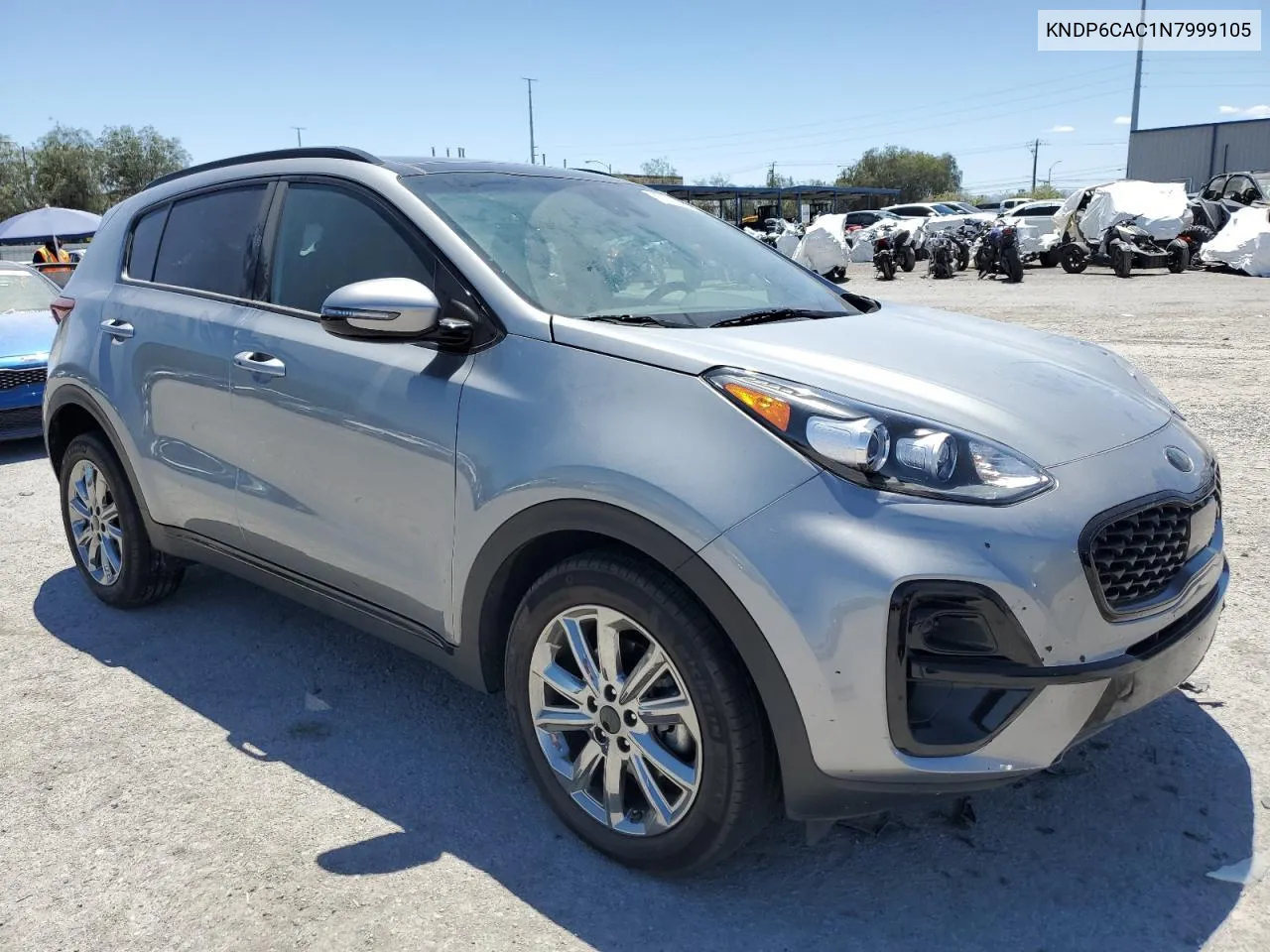 2022 Kia Sportage S VIN: KNDP6CAC1N7999105 Lot: 57783094