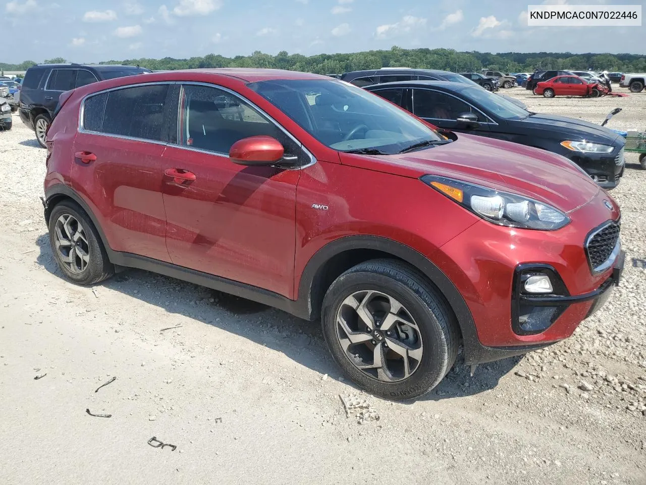 2022 Kia Sportage Lx VIN: KNDPMCAC0N7022446 Lot: 58917994