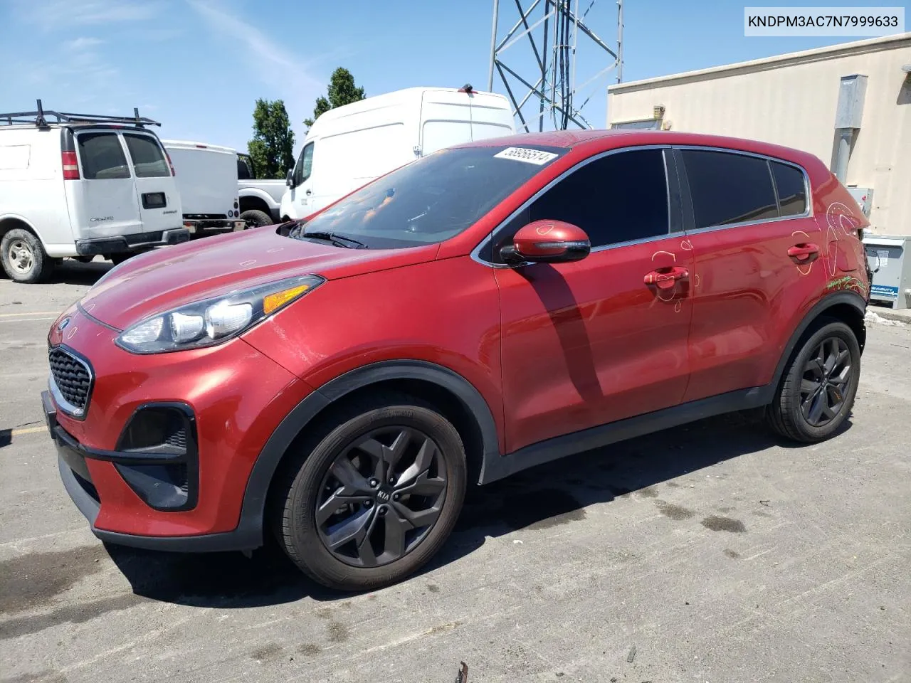 2022 Kia Sportage Lx VIN: KNDPM3AC7N7999633 Lot: 58956514