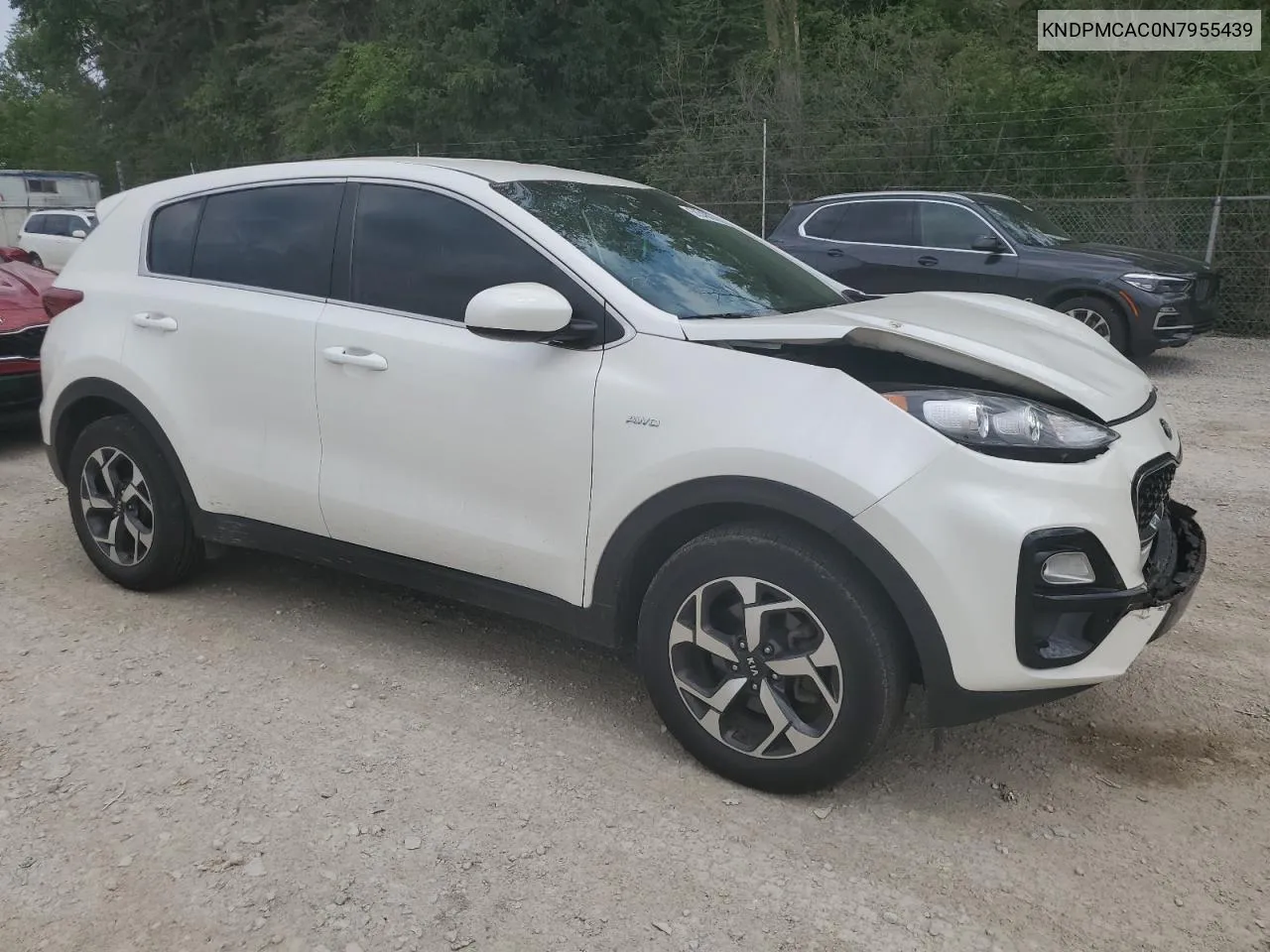 2022 Kia Sportage Lx VIN: KNDPMCAC0N7955439 Lot: 59348074