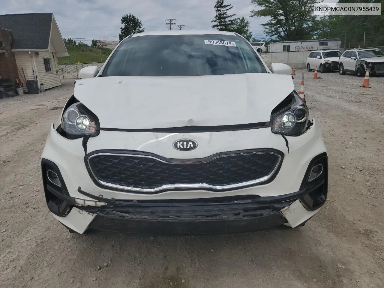 2022 Kia Sportage Lx VIN: KNDPMCAC0N7955439 Lot: 59348074