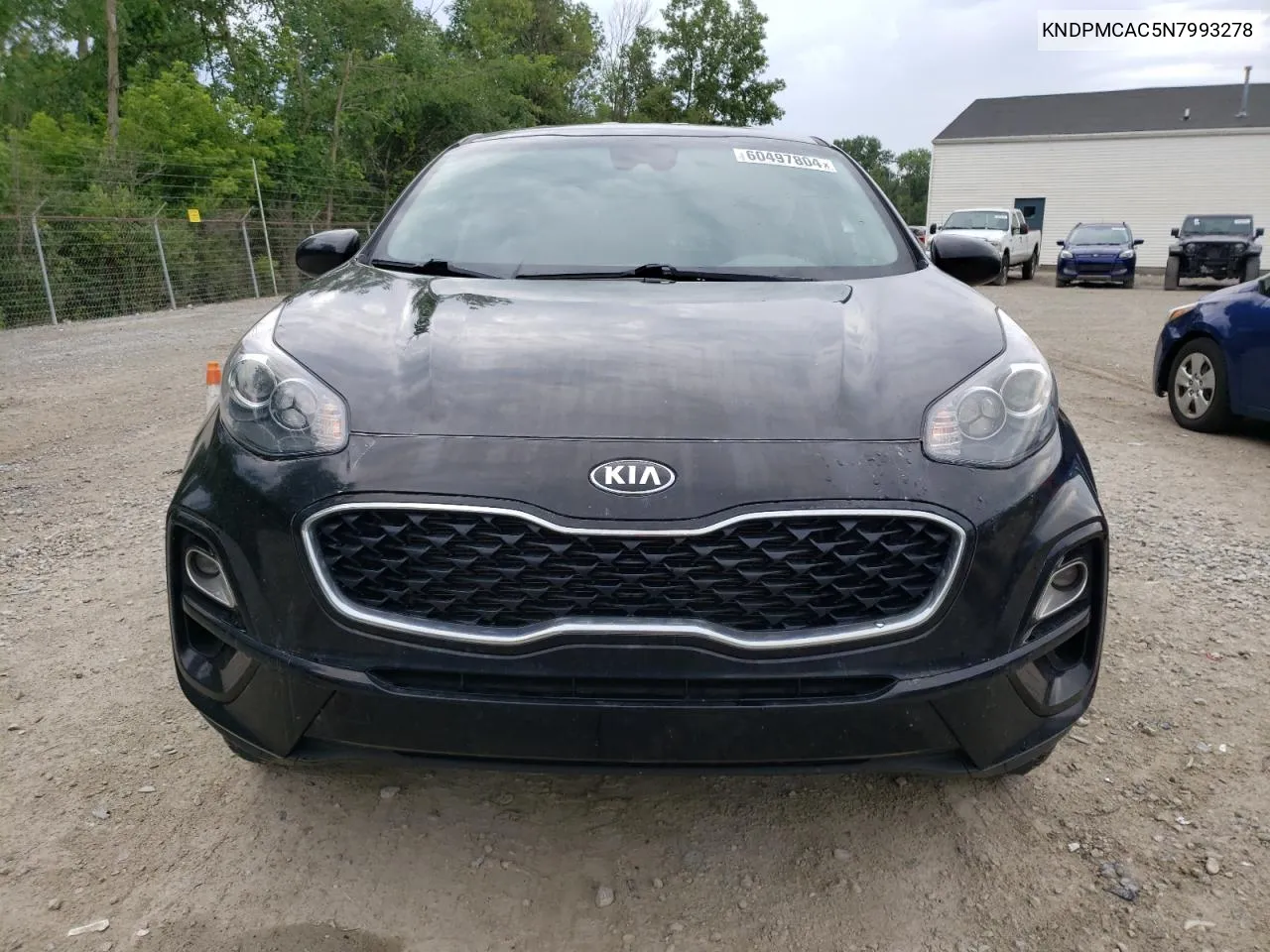 2022 Kia Sportage Lx VIN: KNDPMCAC5N7993278 Lot: 60497804