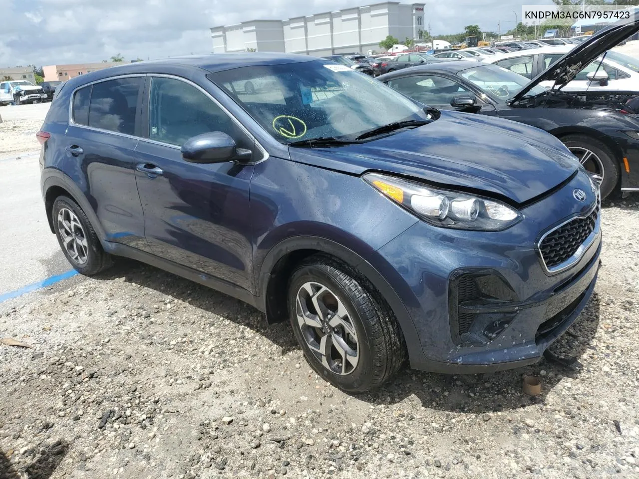 2022 Kia Sportage Lx VIN: KNDPM3AC6N7957423 Lot: 60865014