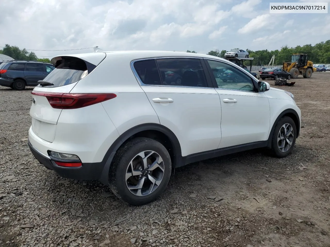 2022 Kia Sportage Lx VIN: KNDPM3AC9N7017214 Lot: 61631884