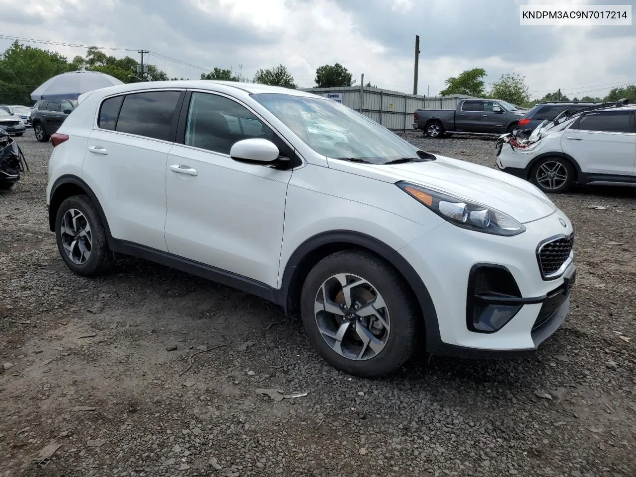 2022 Kia Sportage Lx VIN: KNDPM3AC9N7017214 Lot: 61631884